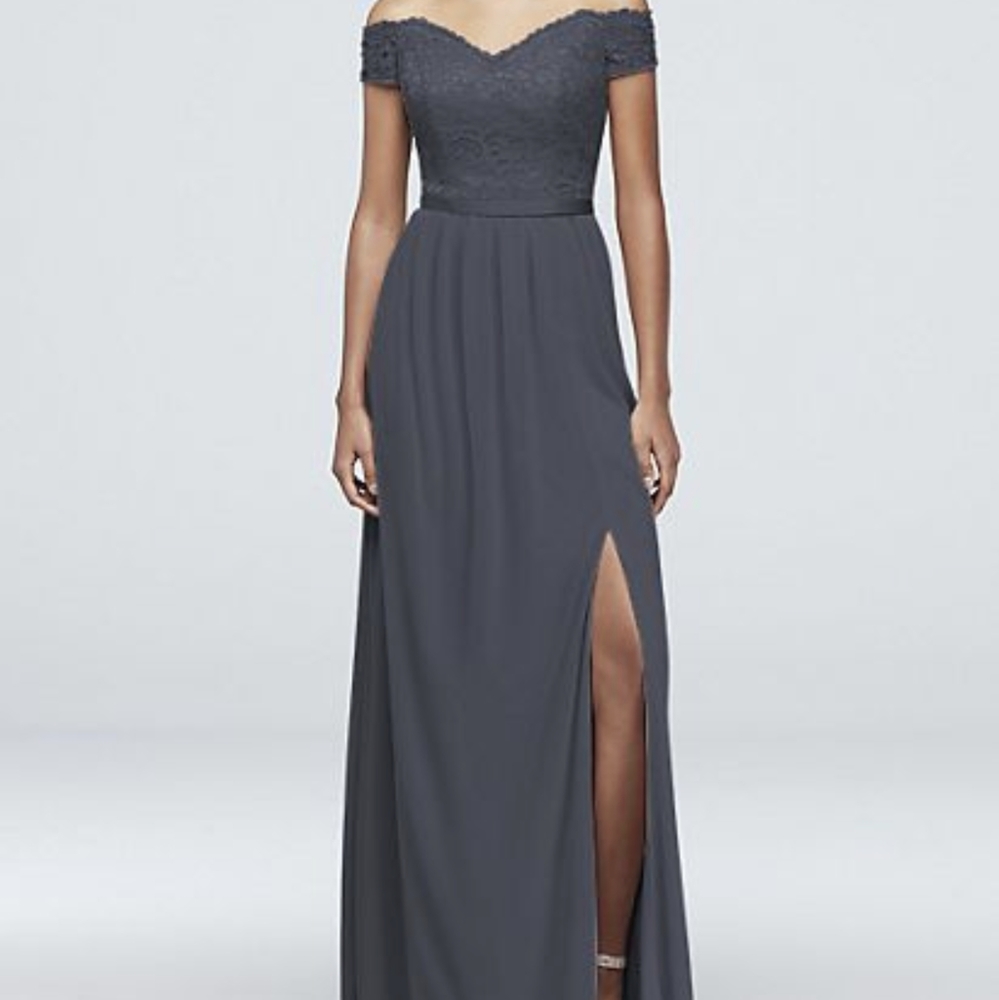 David's bridal bridesmaid dress
